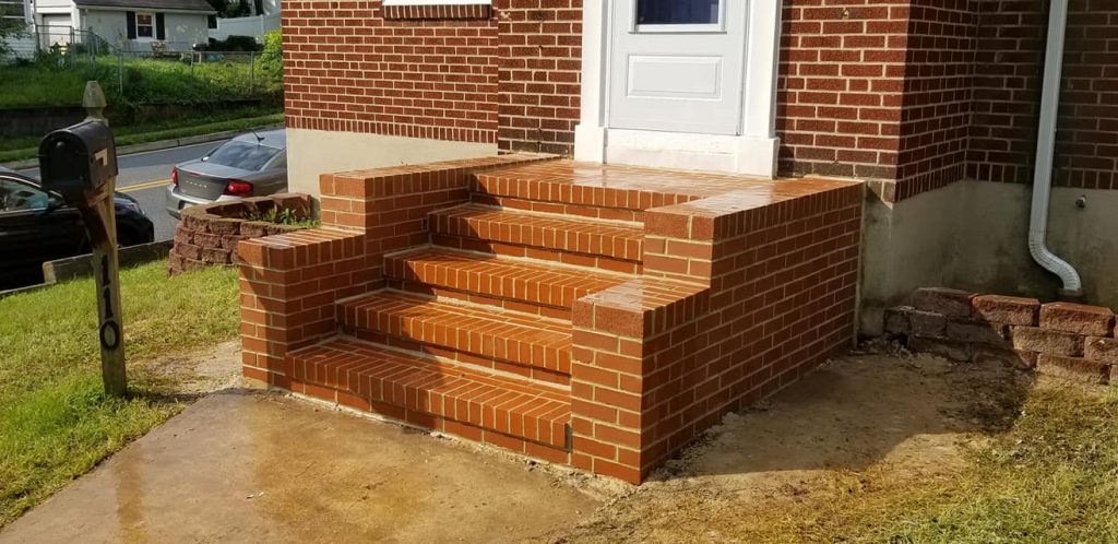 baltimore masonry brick steps repaired